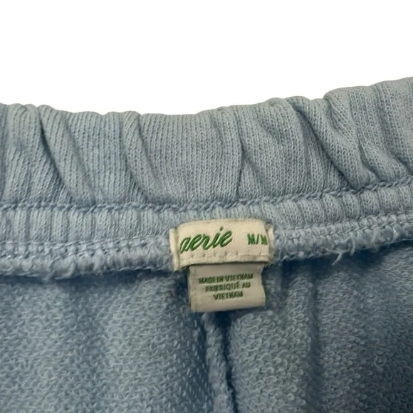 Aerie Womens Sweat Shorts Set Of 2 Sz Medium Blue Green Pull On Pockets Lounge - Picture 8 of 9